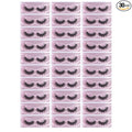 FARRED Wholesale Fluffy Dramatic Bulk Lashes 30 Pairs Pack Individual Box 17mm Volume Faux Mink Eyelash Thick 8D Fake Lash Short Natural Look Eyelashes (F10-30 pairs)
