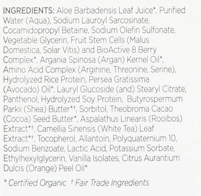 Andalou Naturals Argan Oil & Shea Moisture Rich Shampoo, Orange, 11.5 Ounce