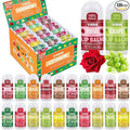 VISRIE 120 Pack Mini Lip Balm Bulk, Natural Lip Balm with Vitamin E & Beeswax, Moisturizing Lip Care for Dry Lips, Perfect for Party Favors, Care Packages & Small Gifts