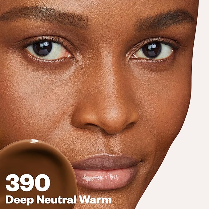 Kosas Revealer Liquid Foundation SPF 25 – Medium Buildable Coverage, Hydrating Natural Glow Finish, Deep Neutral Warm 390