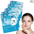 Xsvseie Collagen Face Mask, Deep Collagen Anti Wrinkle Lifting Mask Hydrogel Masks with Low Molecular Sheet Mask Overnight Hydrating Face Mask for Firming,Elasticity, Moisturizing for All Skin Types