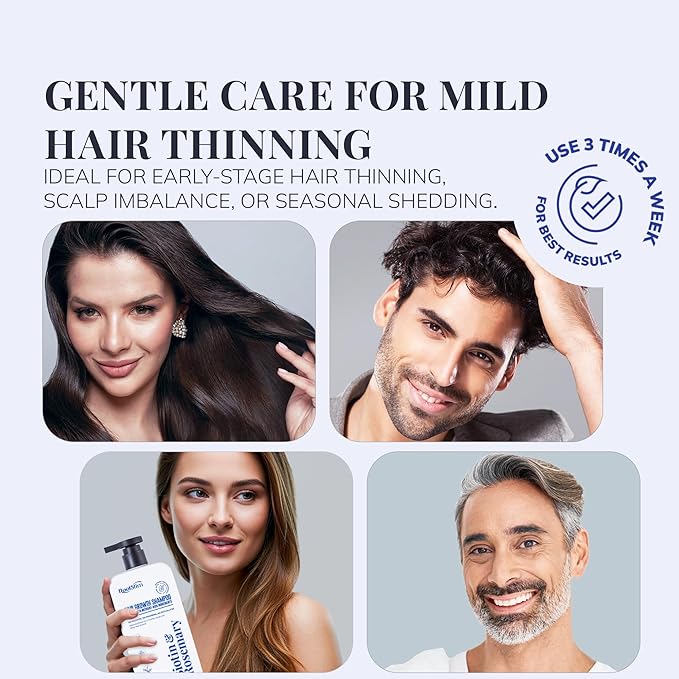 Biotin & Rosemary Shampoo for Hair Growth: Hair Loss Shampoo for Thinning Hair Infused with Nutrient Rich Ingredients for Hair thickening Sulfate Free 16.9 fl oz