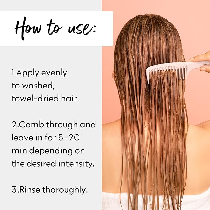 FOUR REASONS Color Mask, Rose Gold (27 Colors) – Hair Gloss & Color Depositing Conditioner – Semi Permanent Hair Toner for Color-Treated Hair Color For Women – Vegan & Cruelty-Free – 6.76 fl oz