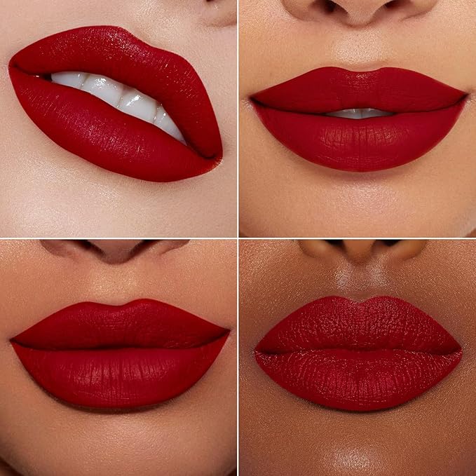 MAKI YIKA Red Lipstick for Women Color Stay Long Lasting Lipsticks No Smudge Matte Liquid Lipstick Transferproof Cruelty-Free Lip Color for Mother's Day,MVP-RED