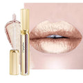 Depuplum Silver Lipsticks for Women Metallic Lipstick Long Lasting Shimmer Lip Gloss Metal Shine Glitter Waterproof Lipsticks Full Coverage Lip Color for Mother's Day,DP110 Moonlight