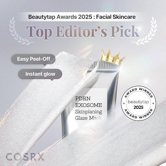 COSRX PDRN EXOSOME Glaze Wrapping Mask with SALMON DNA PDRN, Instant Glow, Easy Peel-Off Overnight Mask for Glass Skin, Firmness, Elasticity & Skin Texture Care, Mothers day gift, Korean Skin Care