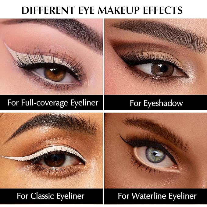 2 PCS Grape Purple Eyeliner Pencil, Cream Gel Waterline Eyeliner Smooth Waterproof Smudge-Proof Lasting Bold High-Pigmented Matte Eye Liner Pen Eyeshadow Makeup for Women with Sharpener