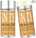 Samnyte Hair Wax Stick, 2PCS Wax Stick for Hair Slick Stick, Hair Wax for Flyaways Hair Gel Stick Non-greasy Styling Cream for Fly Away & Frizz Hair