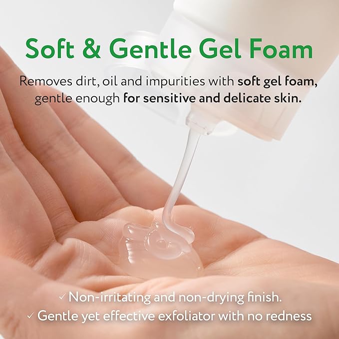 Face Republic Calming Salicylic Acid Cleanser 100ml 3.38 fl oz | Acne Care, Low pH Gel Foam | Calming, Clarifying, Oil Control | Salicylic Acid, Centella Asiatica, Tea Tree | Vegan Korean Face Wash