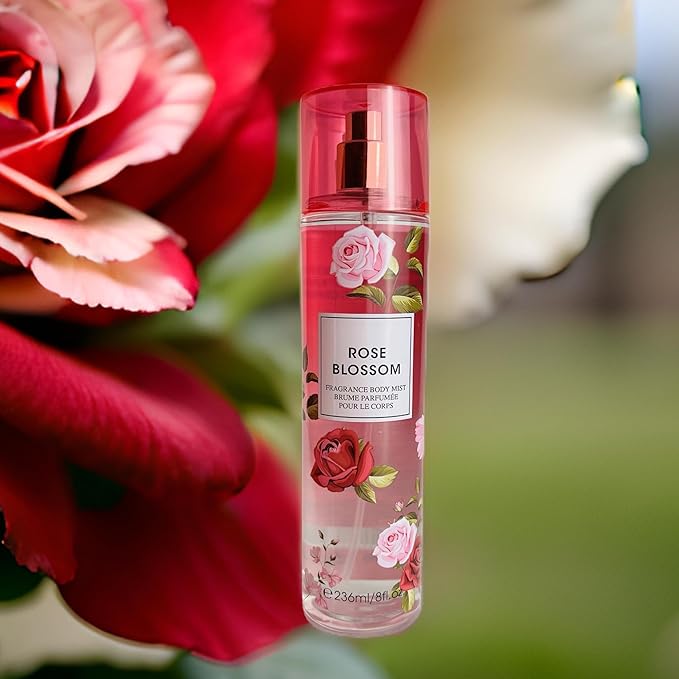 ROSE BLOSSOM Fragrance Body Mist, 8 Fl Oz