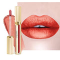Depuplum Red Lipsticks for Women Metallic Lipstick Long Lasting Shimmer Lip Gloss Metal Shine Glitter Waterproof Lipsticks Full Coverage Lip Color for Mother's Day,DP116 Expectation