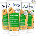 St. Ives Fresh Skin Apricot Face Scrub, Deep Exfoliator Skin Care for Clean, Glowing Skin, Oil-free Facial Scrub Made with 100% Natural Exfoliants, 6 oz, 4 Pack