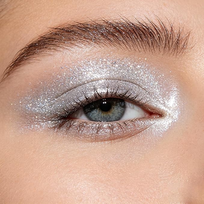 Bistopia，Pearlescent cream eyeshadow, shimmering, with a smooth texture that blends easily; a translucent metallic glitter eyeshadow that delivers a long-lasting, sparkling finish, 2g (#17)