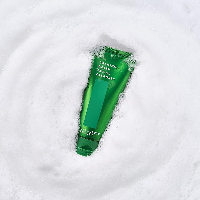 lapalette Calming Green Facial Cleanser | BHA & Green tea | Mild Cleansing Foam | Hydration & Soothing | Cruelty-Free, Paraben-Free | Korean Skin Care 120ml / 4.05 fl. oz.