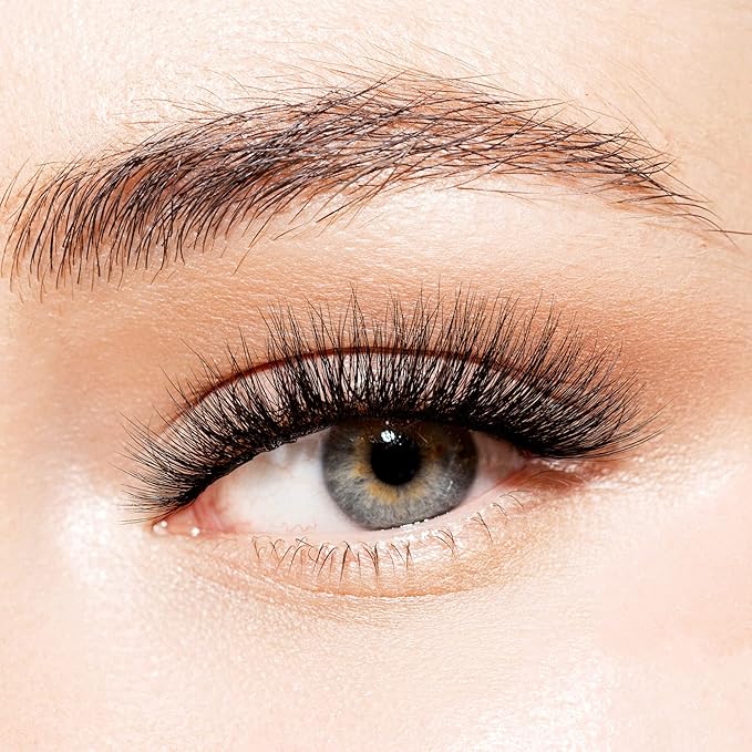 KISS Triple Push-Up, False Eyelashes, 'Bombshell', 14mm, Includes 4 Pairs Of Lashes, Easy to Apply, Reusable Lash Clusters (Pack of 2)