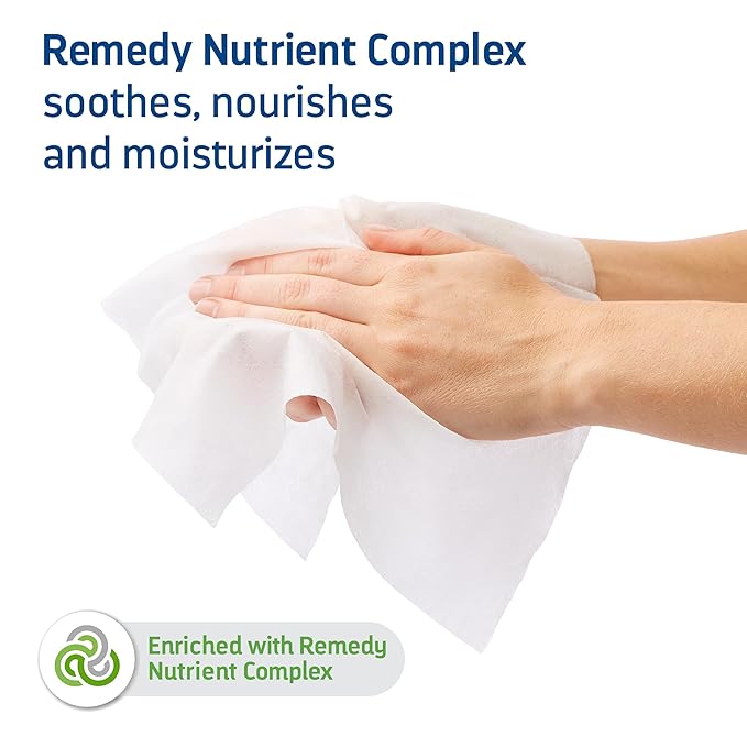Medline Remedy Clinical 3-in-1 Barrier Cream Cloth, 3 count (45 Packs), 8 x 8 in Adult Wet Wipes, Vanilla Scent, Incontinent Care, Dimethicone, Irritated Skin, Soothing, Nourishing, Gentle