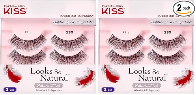 Kiss Looks So NaturaL Double Pack - Flir (Pack of 2)