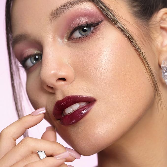 Depuplum Dark Brown Lipstick for Women Moisture Lip Gloss Tinted Lip Balm Sheer Lipsticks for Mother's Day Nourishing Hydrate Glossy Lipstick for Dry Lips,DM107 DarkMaduro