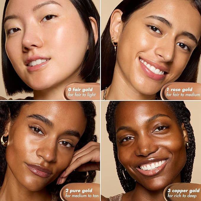 e.l.f. SKIN Bronzing Drops, Liquid Face Tinted Serum with Vitamin E & Sunflower Oil, Shimmer Finish, Vegan & Cruelty-Free, Rose Gold