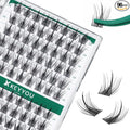 Lash Clusters,96 Pcs Cluster Lashes D Curl 14mm DIY Lash Extensions Eyelash Clusters,KEYYOU Volume Wispy Individual Lashes Soft&Comfortable Easy DIY at Home(Y09,D-14mm)