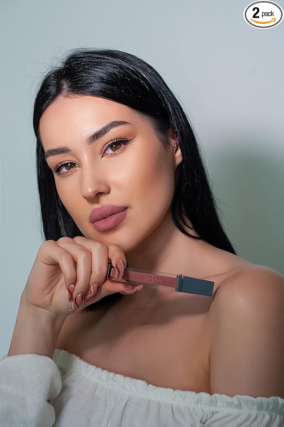 Lipstick for Women & Lip Liner Pencil – Liquid Matte Lipstick Long Lasting – Lip Combo Sets with Lip Stain Long Lasting Waterproof & lip liner stain – Lip Kit Pigmented-Non Smudge-Made in Italy 30