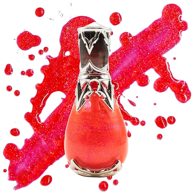 SushyGlowCosmetics 8ML Bloody Lip Tint- Lip Stain - Vampire Lip Stain - Water Tint - Blood Tint - Blood Stain - Vampy - Goth Lip (Sparkly Killer Bunny)