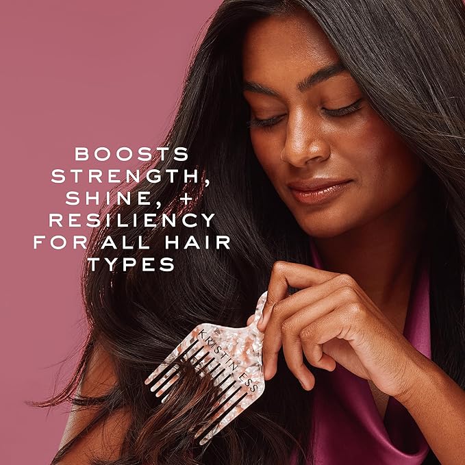 Kristin Ess Biotin Deep Conditioner - Promotes Healthy Hair Growth - Strengthen + Repair Dry Damaged Hair - Prevent Hair Breakage with Fortifying Amino Acids - Vegan, Sulfate Free, Color Safe 10oz