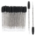 G2PLUS 100pcs Eyelash Brush Lip Brush, Dual Ended Eyelash Extension Brush, Black Mascara Wands and Lipstick Applicator, Portable Makeup Brush for Eyebrow, Lip Gloss and Lash Extension