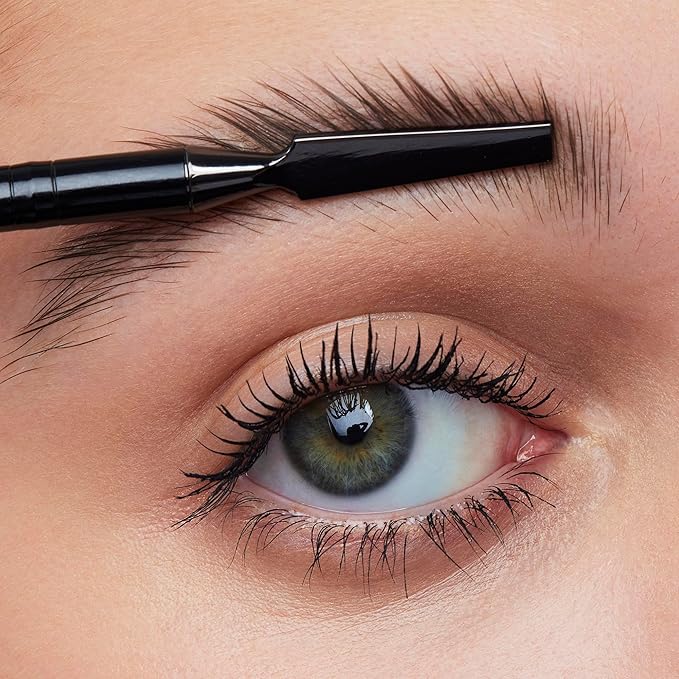 e.l.f. Brow Lift Applicator, Dual-Ended Eyebrow Brush For Grooming & Lifting Brows & Applying Brow Wax, Creates A Fluffy Feathered Look