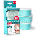Spongeables Body Wash in a 20+ Wash Sponge, Sea Salt, 3 Count
