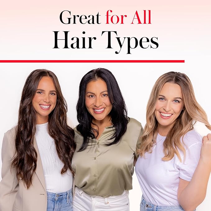 REVLON SmoothStay XL Hair Straightener, Heated Straightening Brush with Coconut Oil Infused Ceramic Plates, Long-Lasting Sleek Results, Reduced Frizz & Static