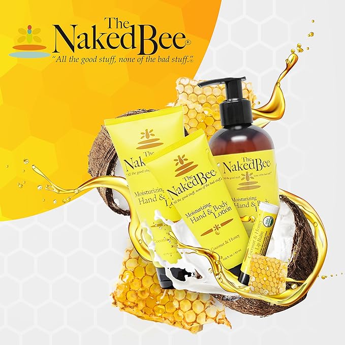 The Naked Bee Jasmine & Honey Moisturizing Hand & Body Lotion, 6.7 oz - 2 Pack