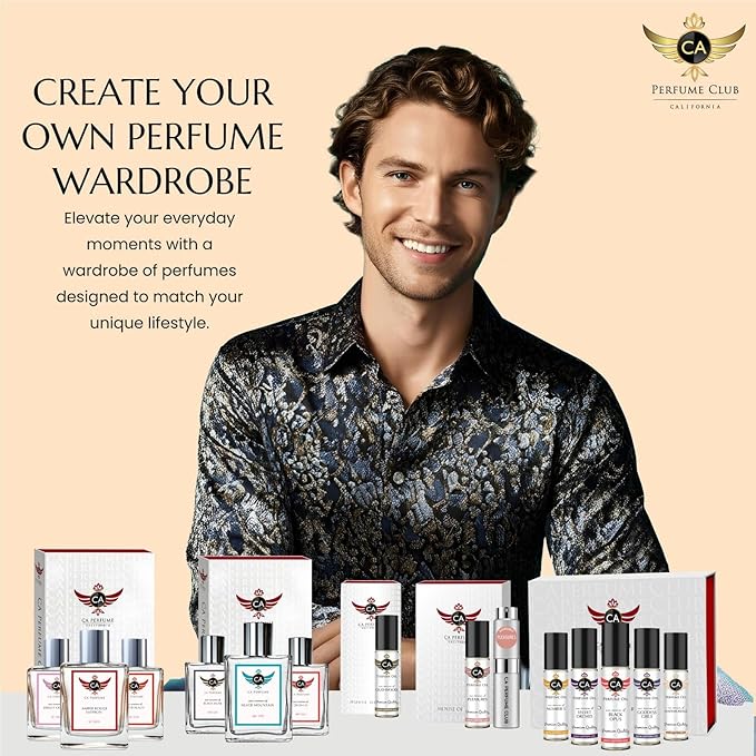 CA Perfume Duo Impression of Chancellor For Women Perfume Layering Set Long Lasting Travel Size EDP + Body Oil Roll-On Bottle 0.27 Fl Oz+0.33 Fl Oz