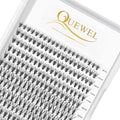 QUEWEL Cluster Lashes 240Pcs Individual Lashes 20D 0.07D Curl Mix8-14mm Lash Extensions Clusters Soft&Natural False Eyelashes Individual DIY Eyelash Extension at Home(20D 0.07D MIX8-14)