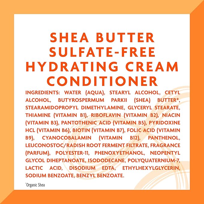 Cantu Shea Butter for Natural Hair Hydrating Cream Conditioner, 13.5 Ounce (07532-12/3EU)
