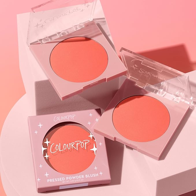 ColourPop Silky Powder Blush - Long-Wear Blush for Cheeks with Medium-Buildable Coverage - Leaves Skin with a Soft, Matte Finish - Papaya (0.21 oz)