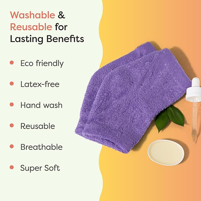 ZenToes Moisturizing Socks for Cracked Heel Treatment, Vitamin E, Olive Oil and Jojoba Oil Infused Heel Socks, Spa Gifts for Women, Mothers Day Gifts (Fuzzy Lilac Purple, Regular)