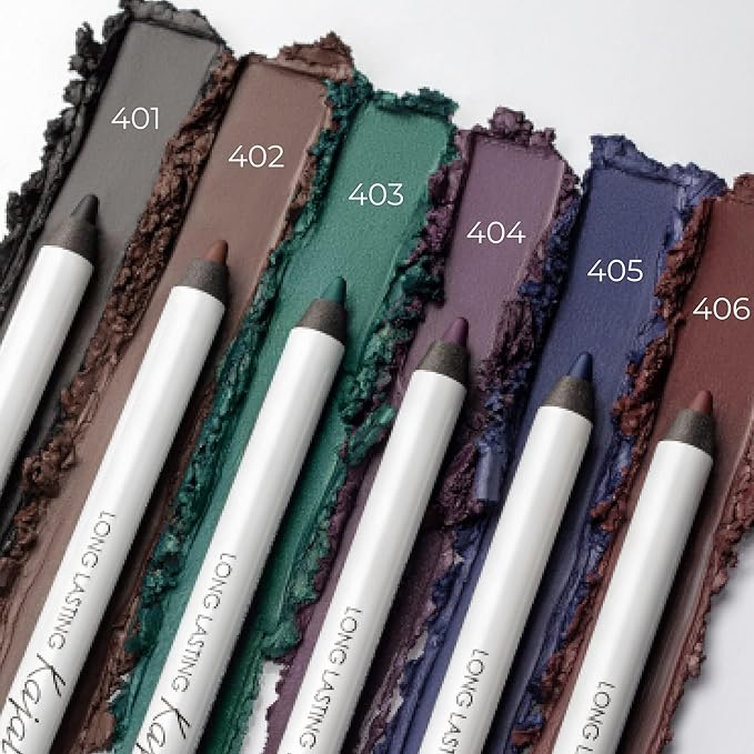 Lamel No Smudge Gel Eyeliner - Violet - Waterproof Eyeliner Pencil - 10-Hour Wear, Sharpenable, Contact Lens Friendly, Vegan - Creamy & Sweat Proof Pencil - Highly Pigmented - 404 Shade