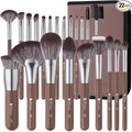 DUcare 22Pcs PRO Grade Makeup Brushes Professional with Bag 22Pcs Makeup Brush Set Premium Synthetic Kabuki Foundation Blending Brush Face Powder Blush Concealers Eye Shadows with Case