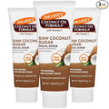 Palmer's Coconut Oil Formula Coconut Sugar Facial Scrub Exfoliator, Face Scrub to Gently Exfoliate Away Dirt and Dead Skin Cells with Chamomile to Soften & Calm, 3.17 Ounces (Pack of 3)