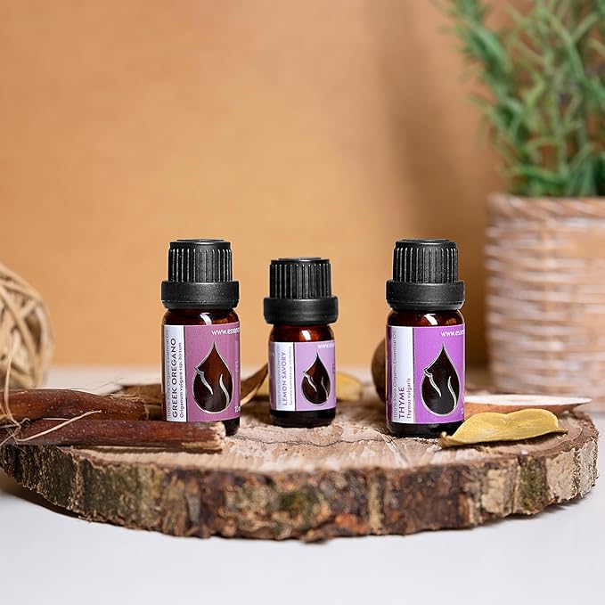 Essences Bulgaria Organic Thyme Essential Oil 1/6 Fl Oz | 5ml | Thymus vulgaris | 100% Pure and Natural | Undiluted | Therapeutic Grade | Family Owned Farm | Steam-Distilled | Non-GMO | Vegan