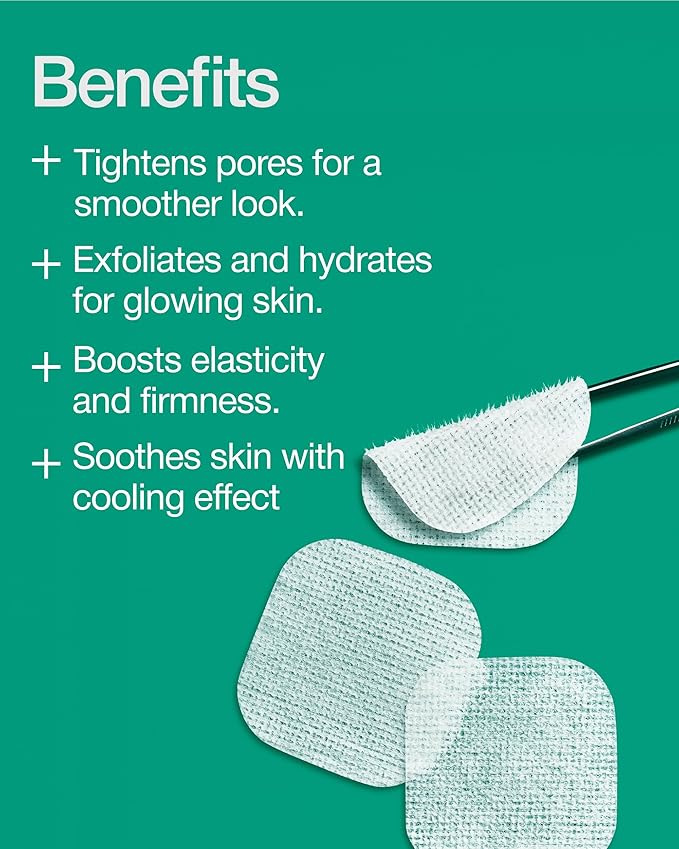 CENTELLIAN 24 Madeca Double Tightening Ampoule Pad (5.58fl oz x 60 pcs) - Pore Minimizer, Hydrating & Exfoliating Pads for Smoother Skin Texture, Vegan Certified, Korean Skin Care