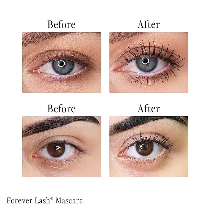 Billion Dollar Beauty Forever Lash Mascara - Black Tubing Mascara for Extreme Length and Volume - Waterproof Smudge-Proof Formula with Precision Silicone Brush - Long-Lasting Eye Makeup