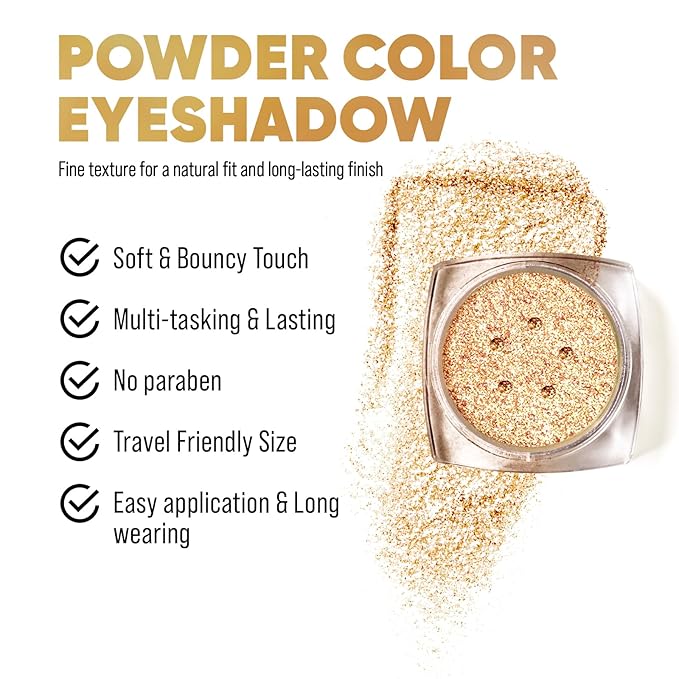 Glitter Eyeshadow, Eye Makeup, Eyeshadow Powder Glitter, STAR POWDER Shine and shimmer, NO Animal Testing & Cruelty Free 1g/ 0.03OZ (22)