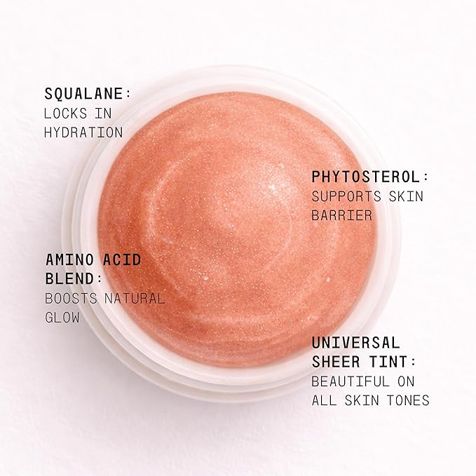 Glow Balm Highlighter – Glass Skin Dewy Balm, Cream Face Highlighter with Plant-Based Squalane, Hydrating Glow for Natural Radiant Finish