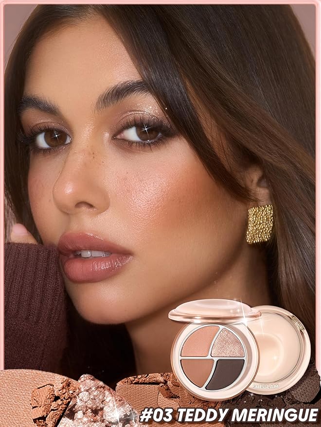 SHEGLAM Daydreamer Mini Palette 4 Colors Palette - Teddy Meringue