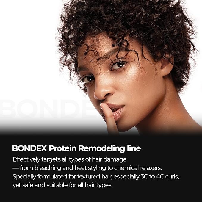 Dr.Melaxin Bondex Protein Bonding Remodeling Shampoo with Argan Oil | Strengthening Keratin & Peptides Bonder | Repair Hair | 13.52 fl.oz.