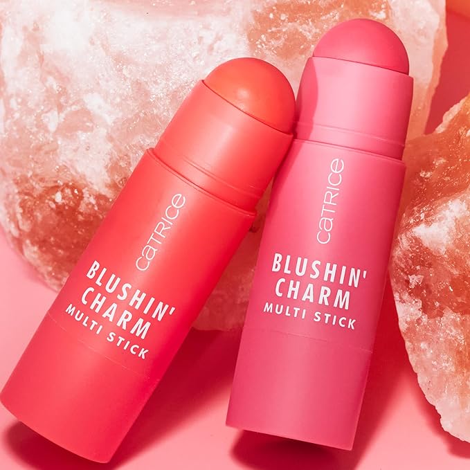 Catrice | Blushin' Charm Multi Stick | Creamy, Multi-Use Blush & Lip Tint | Buildable Dewy Finish | Vegan & Cruelty Free (010 Pink Sweetheart)