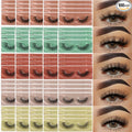 APCYUST Faux Mink False Lashes Wholesale 10/30/50/100 Pairs 20mm Fluffy 5 Styles Fake Eyelashes 5D Soft Wispy Strip Eye Lashes (100 Pairs-5 Styles Upgrade)