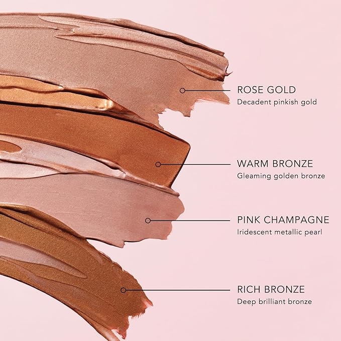 JLO BEAUTY Makeup Highlighter & Bronzer for Face & Body, Liquid Complexion Booster, Illuminating Primer Glow Drops with Vitamin E, Sheer Dewy Skin Tint, That Star Filter, Pink Champagne, 1 Fl Oz